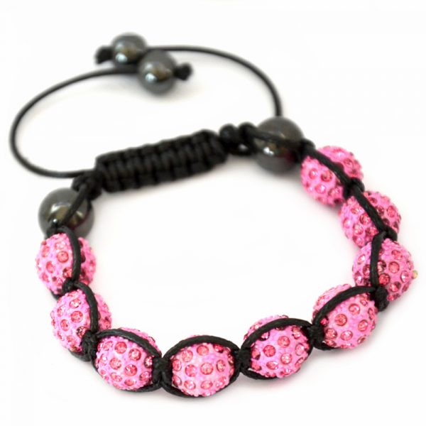 pink-shamballa-disco-ball-crystal-beads-bracelet-macrame-cord-magnetite-beads-bracelet-uk