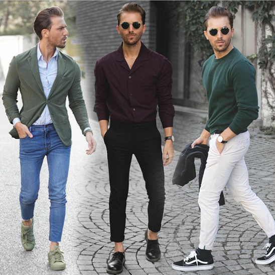 What to wear with green shoes men