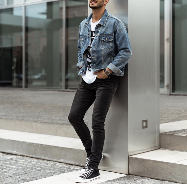 mens-black-white-denim-street-style-casual-wear