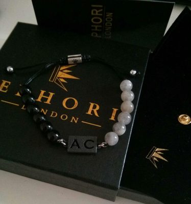 mens-black-agate-beaded-bracelet-uk-personalised-jewellery-for-him